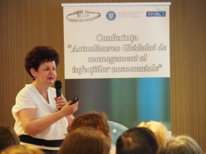 prof. dr. Doina Azoicăi, medic epidemiolog și coordonatorul științific al conferinței.